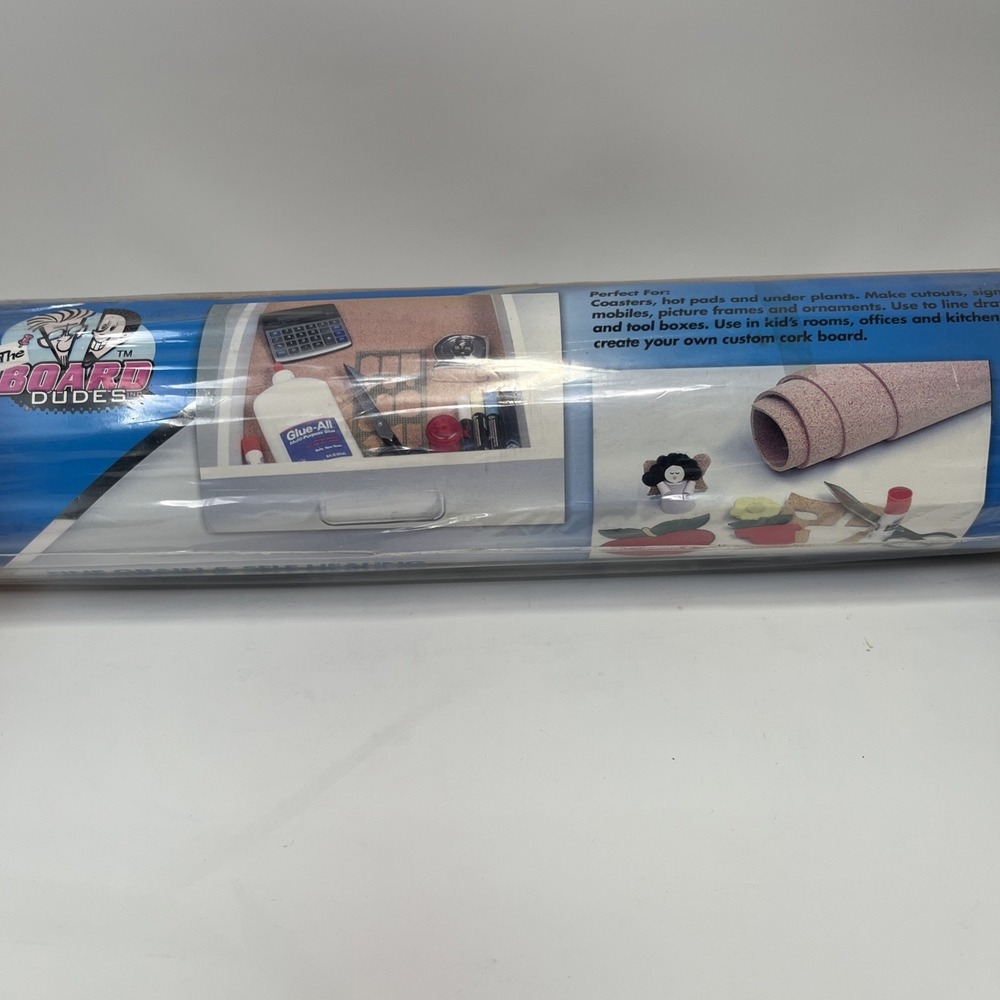 The Board Dudes Cork Roll 5/32x24x48 NEW Cork Board Arts & Crafts Design‎ Mega